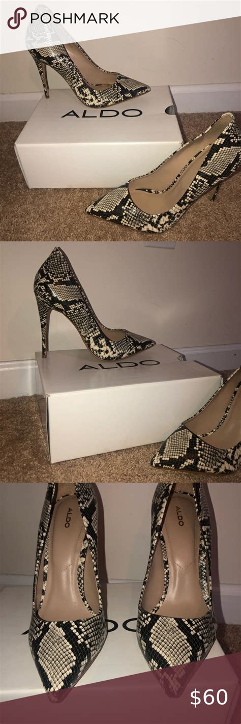 aldo snake heels